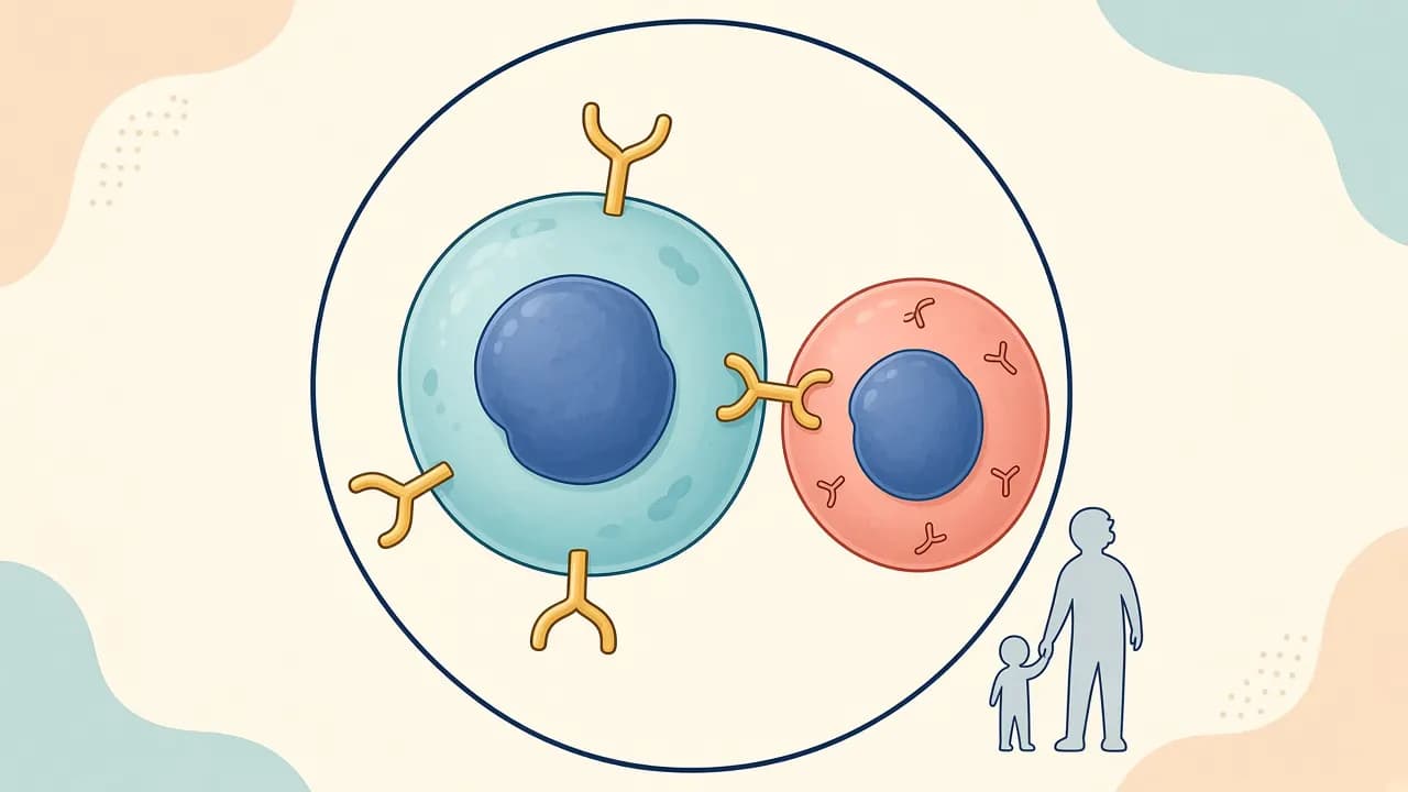 CAR-T Cell Therapy illustrated for a pediatric hematology pathway with age-appropriate marrow, donor or cell-therapy context