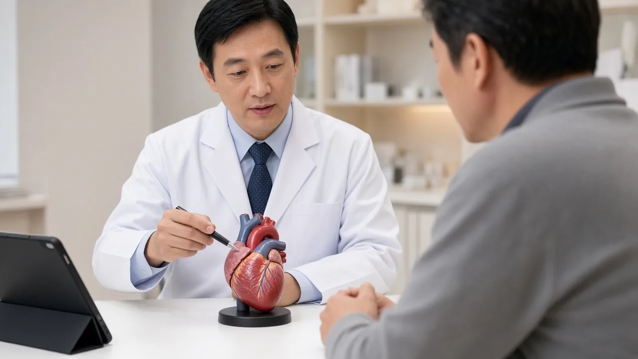 Educational illustration of secundum, primum, sinus venosus and coronary sinus ASD