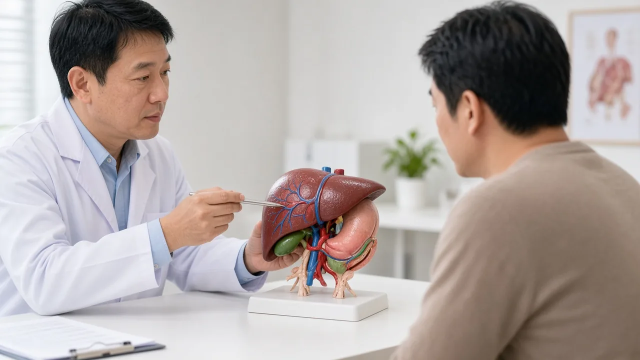 Educational illustration of R0 resection, future liver remnant and unresectable disease
