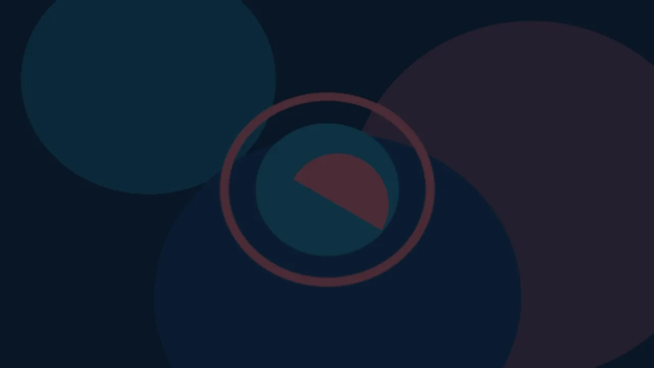 Abstract tricuspid ring silhouette without labels